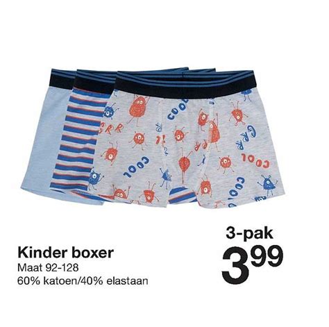 Kinder Boxer Aanbieding Bij Zeeman Folders Nl