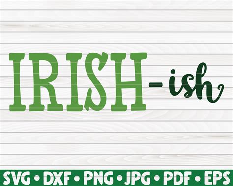 Irish Ish Svg St Patricks Day By Hqdigitalart