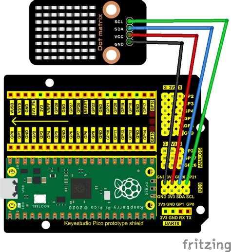 Project Dot Matrix Display Ks Ks F Keyestudio