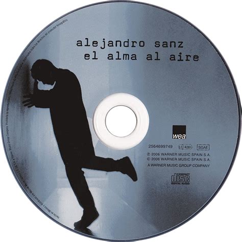 Car Tula Cd De Alejandro Sanz El Alma Al Aire 2006 Portada