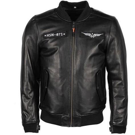 Blouson Moto Helstons Helico Cuir Rag Moto Expert