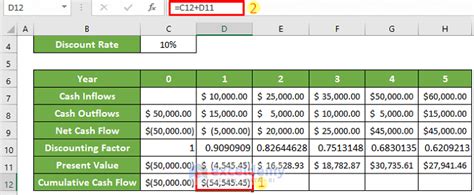 How To Calculate Cumulative Cash Flow In Excel With Quick Steps