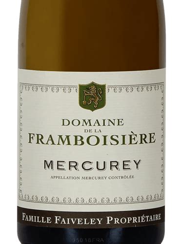 Domaine Faiveley Domaine De La Framboisi Re Mercurey Blanc Vivino Us