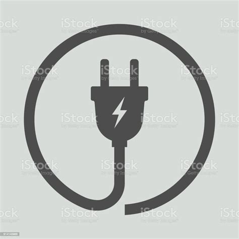 電動插頭圖示向量插圖向量圖形及更多輸電線圖片 輸電線 電 互聯網 Istock