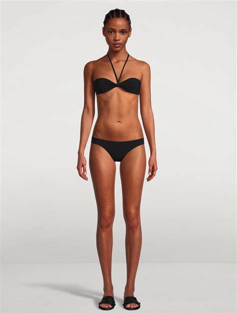 CHRISTOPHER ESBER Floating Strap Bandeau Bikini Top Holt Renfrew