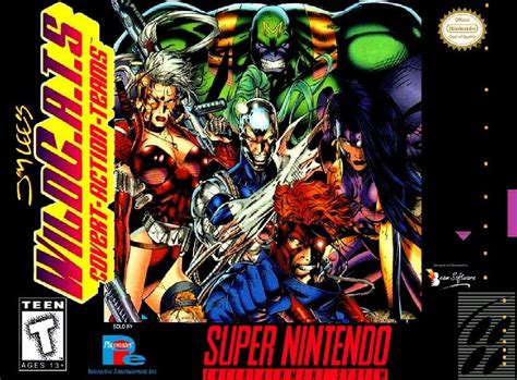 Restored Jim Lee S Wild C A T S Covert Action Teams Super Nintendo