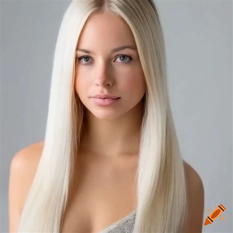 Beautiful Swedish Woman With Platinum Blonde Hair And Pale Skin On Craiyon