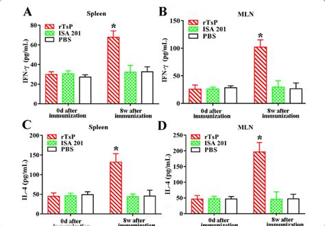 Cytokines Secreted By The Spleen And Mesenteric Lymph Nodes Mlns From