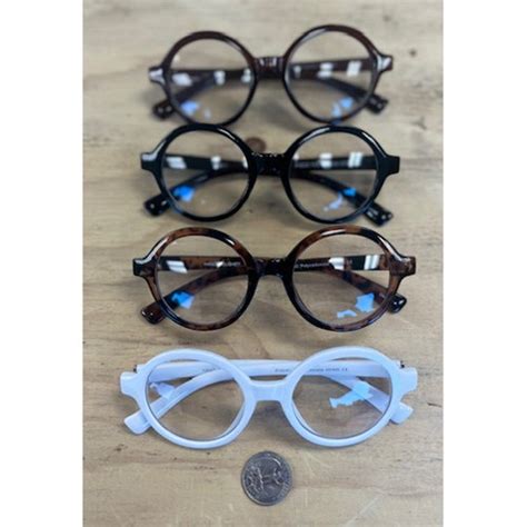 CLEAR LENS ROUND FRAMES GLASSES | FLASHBACK AND FREEDO