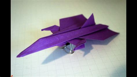 Comment Faire Un Avion En Papier Origami Arsenal Youtube