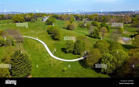 Aerial View Of Beckenham Place Park And Its Georgian Mansion Lewisham