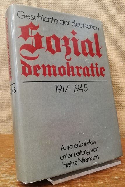 Geschichte Der Deutschen Sozialdemokratie 1917 1945 By Niemann Heinz