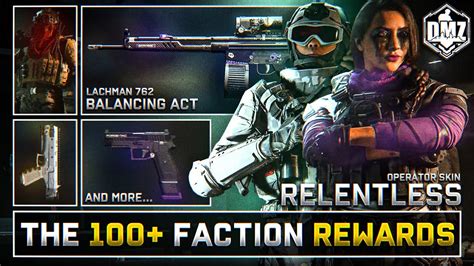 The 100 FACTION REWARDS In DMZ And The Missions To Unlock Them All