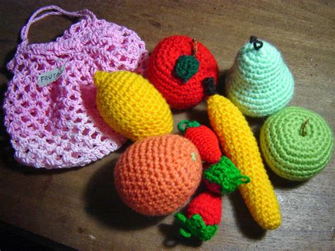 La Crochetnauta Frutas Crochet