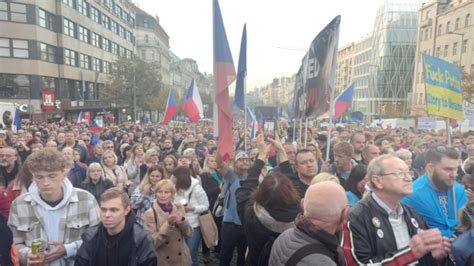 Fotogalerie Demonstrace Česko proti strachu Václavské náměstí v Praze