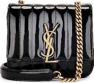 Saint Laurent Small Vicky Chain Bag In Black ShopStyle