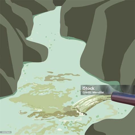 air kotor  tercemar ilustrasi stok  gambar  air