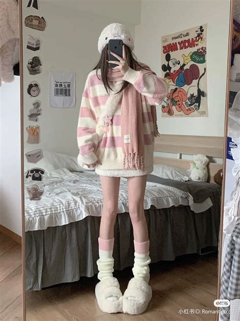 Soft Softcore Aesthetic Pink White Outfit Inspo Korean Fashion Style Clothes Streetwear Fashion