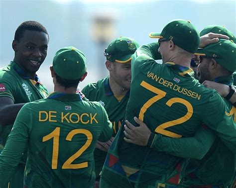 Free Photo T20 World Cup Nortje Rabada Shine As S Africa Bowl Bangladesh Out For 84