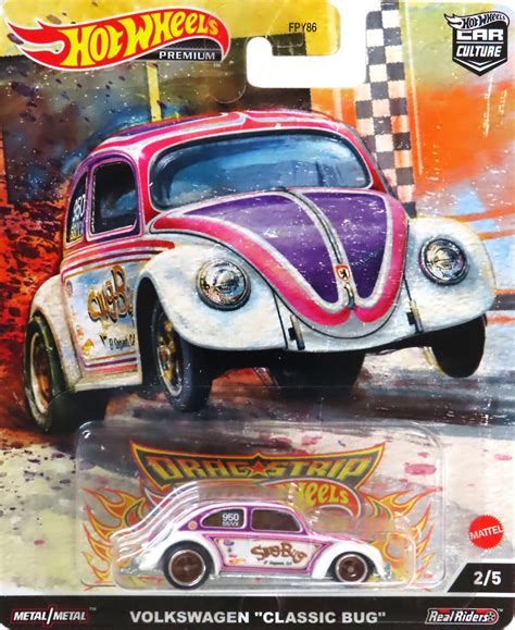 駿河屋 1 64 VOLKSWAGEN CLASSIC BUG ホワイトパープル Hot Wheels DRAG STRIP HCK23 ホットウィールhotwheels