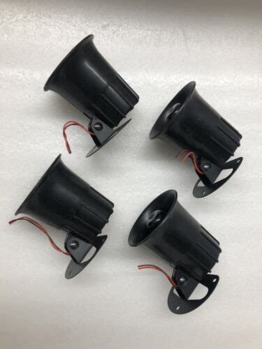 Used Universal V Dc Car Alarm Security System Tone Siren Single