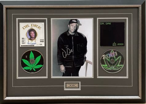 Dr Dre Signed Photo And Cds Display Superstars And Legends