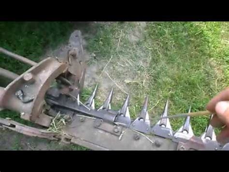 Косилка сегментная КС-2.1 часть 2. Настройка и работа. Segment mower ...