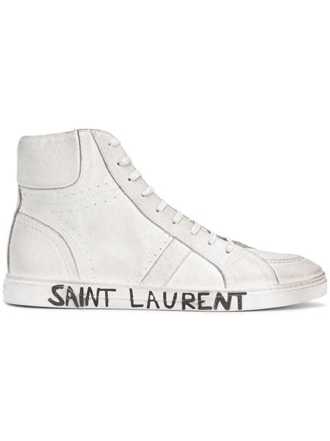 Saint Laurent Joe Hi Top Sneakers 695 Lookastic