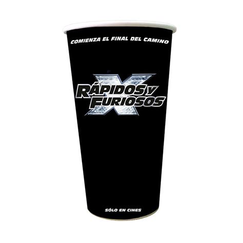 Vaso Polipapel 24 oz Rápidos y Furiosos DipBox Productos Licenciados