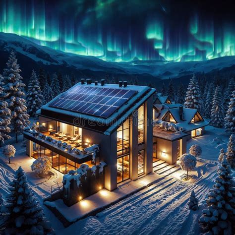 Northern Lights Spectacle Cozy Retreat With Breathtaking View Solar