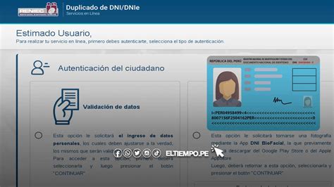 Reniec C Mo Solicitar El Duplicado De Mi Dni V A Web