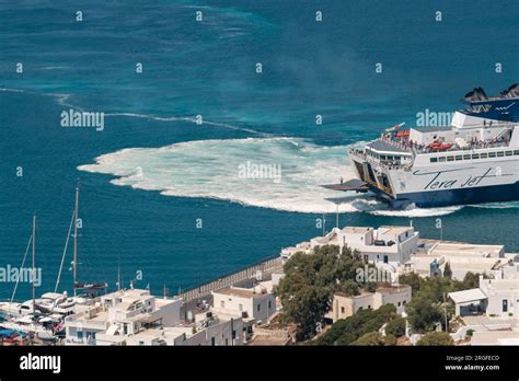 Islands Ferry And Greece Ios Hi Res Stock Photography And Images Alamy