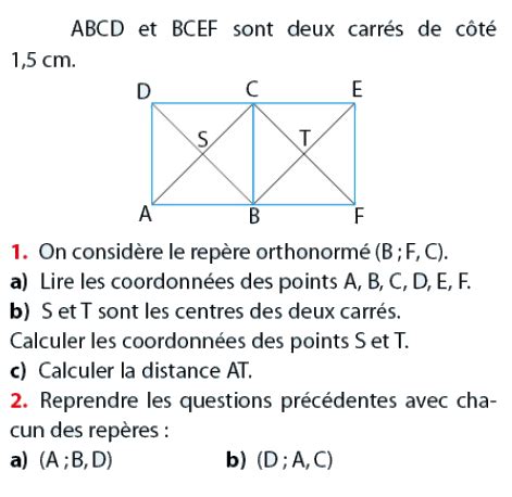 Rep Rage Dans Le Plan Exercices De Maths En De En Pdf