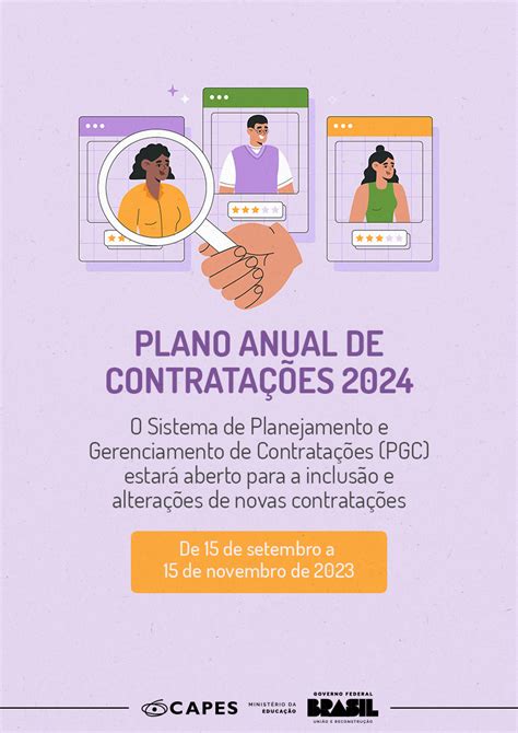 Plano Anual de Contratações 2024 sua diretoria já se programou