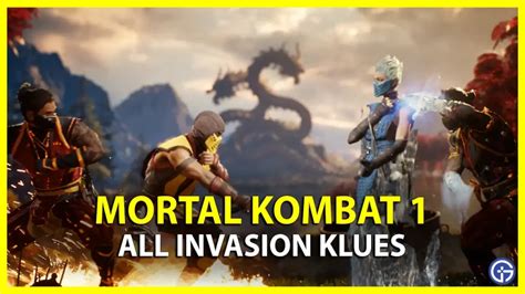 All MK1 Invasion Klues Answers Solutions Guide