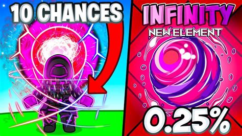 Pulling The New Mythic Element Infinity In Roblox Elemental Dungeons