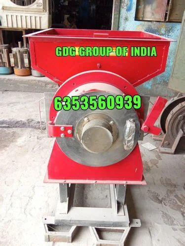 10 Hp Heavy Duty Industrial Masala Grinding Machine Double Stage Pulverizer 120 Kghrs At