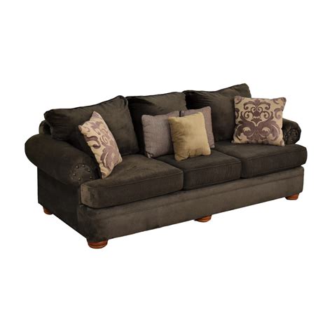 Living Spaces Nailhead Three Seat Sofa | 71% Off | Kaiyo