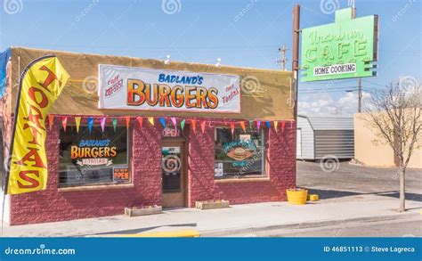 Route 66 Badland S Burgers Historic Uranium Cafe Neon Sign Grants