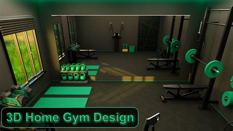 3D Home Gym Design And Render Process Using Blender YouTube