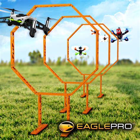 Eagle Pro Easy to Build Portable Drone Racing Kit 3 Pcs Obstacle Course ...