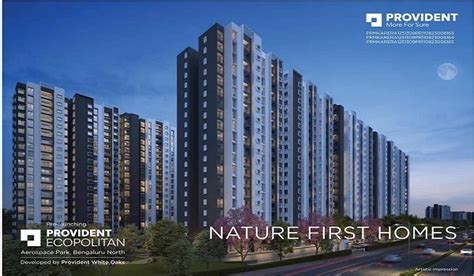 Provident Botanico 3 Bhk Apartment Floor Plan Whitefield Bangalore