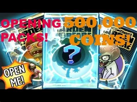 Opening Packs With Coins Pvz Garden Warfare Youtube