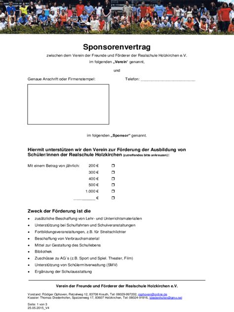 Ausf Llbar Online Zwischen Dem Verein Der Freunde Und Frderer Der