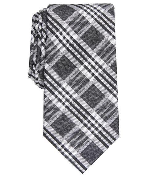 Perry Ellis Mens Cameron Plaid Tie Macys