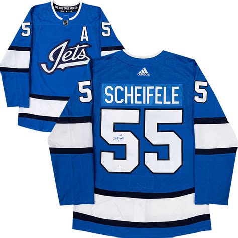 Mark Scheifele Autographed Winnipeg Jets Adidas Pro Jersey Nhl Auctions