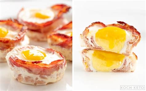 Low Carb Bacon Ei Fr Hst Cksmuffins Koch Keto