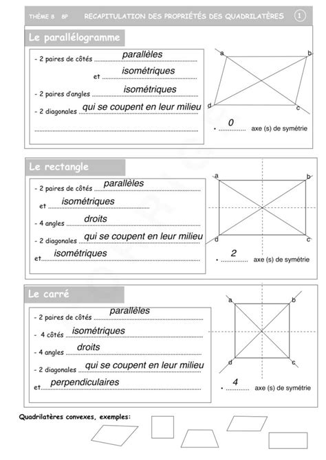 Les Quadrilat Res Exercices