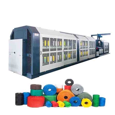 Twisted Pp Pe Plastic Rope Braiding Machine Strand Cord Making