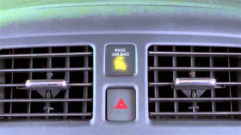 2015 NISSAN Versa Sedan Front Passenger Air Bag Status Light YouTube